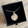 Sterling Silver Wrapped Coin ~ Handmade