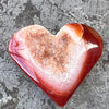 Carnelian Geode Heart ~ 11