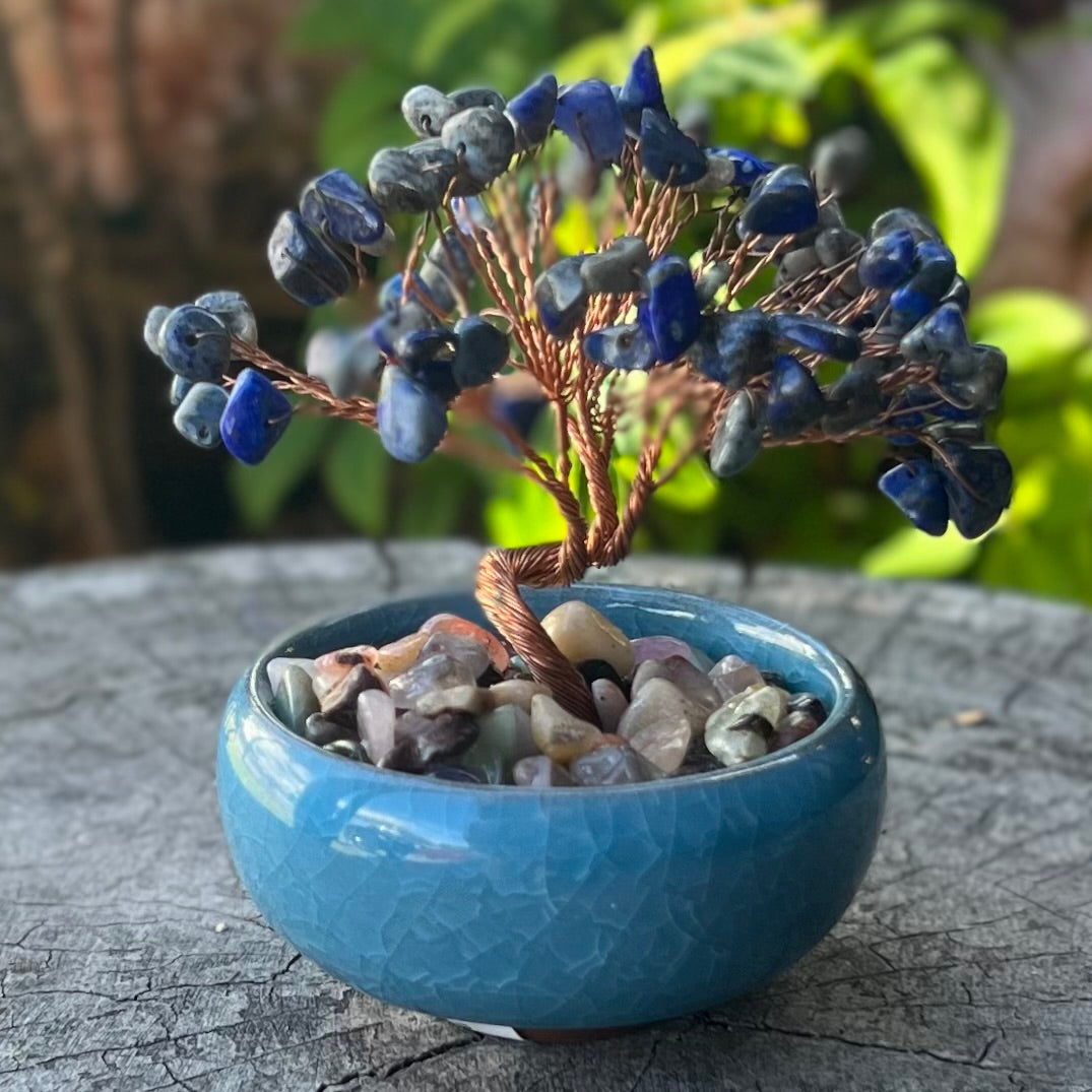 Crystal Bonsai Tree ~ Lapis Lazuli