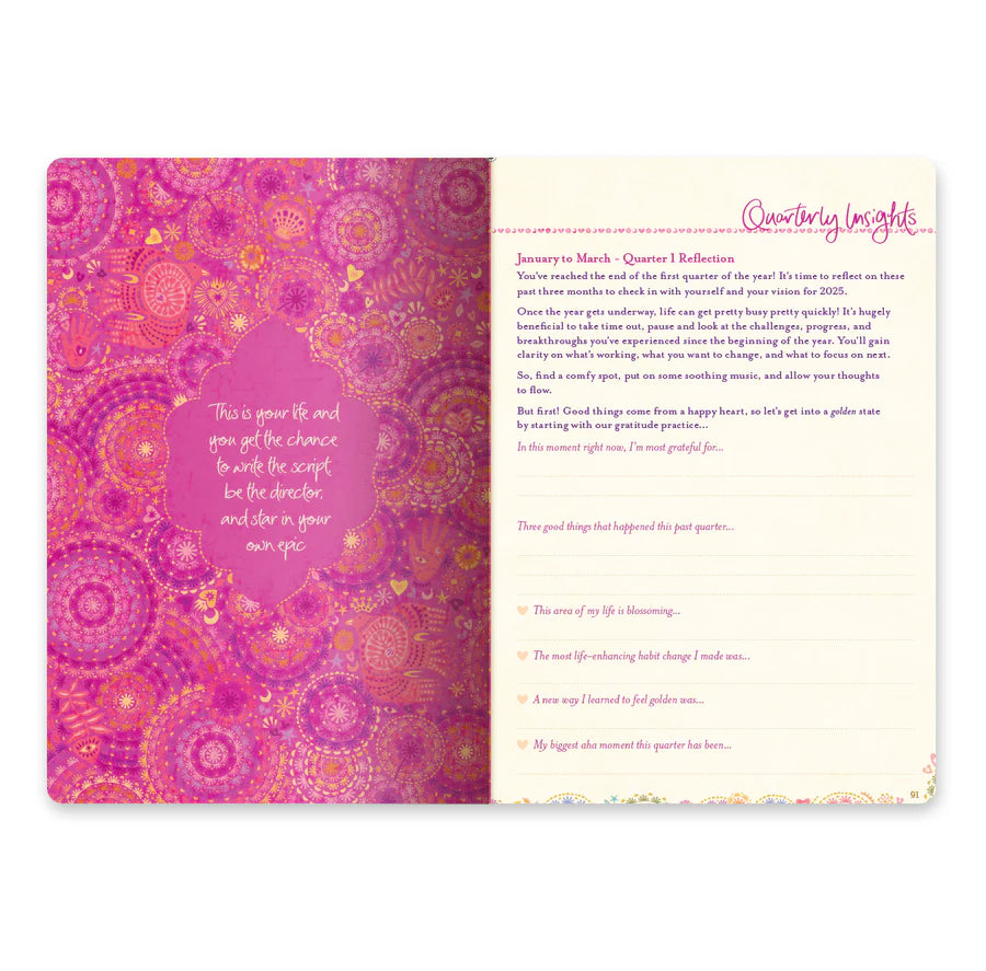 Intrinsic 2025 Diary Planner | The Year to Rise Strong - Positively Pink