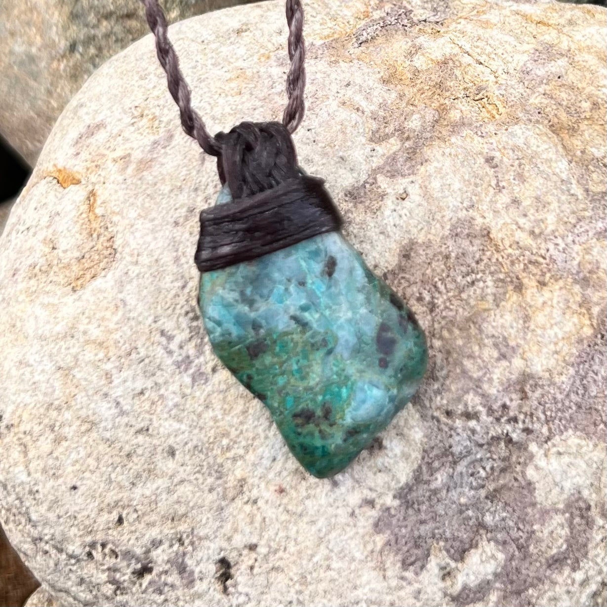 Muse Medicine ~Chrysocolla - Goddess ~  Talisman