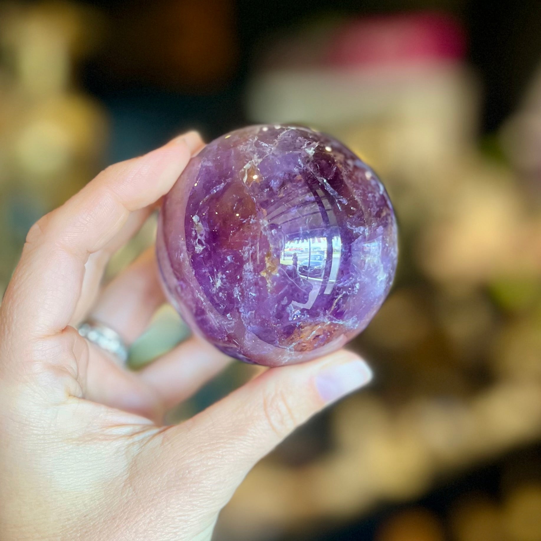 Ametrine Sphere