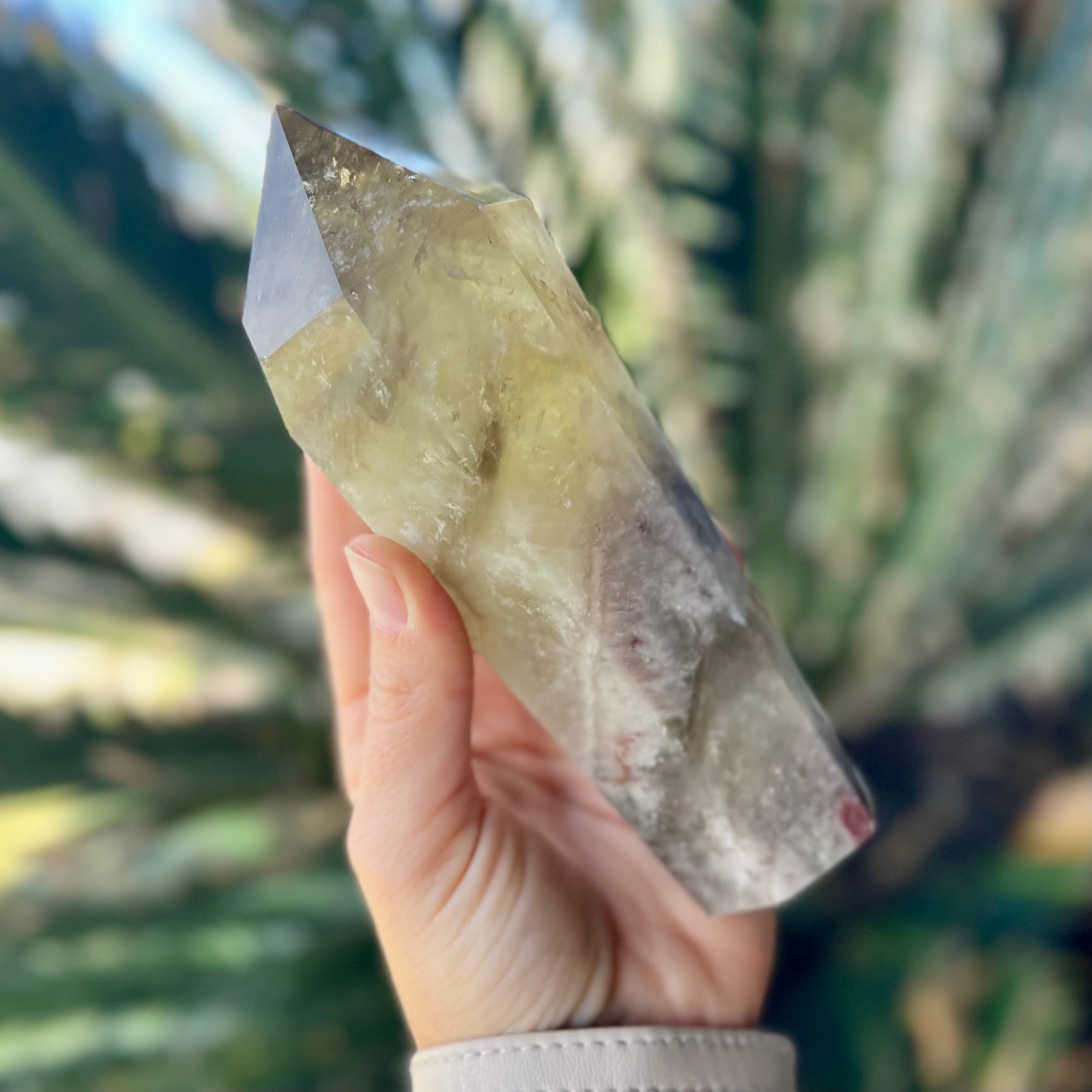 Rose Quartz Double Terminator Wand