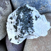 Natural Green Tourmaline on Quartz