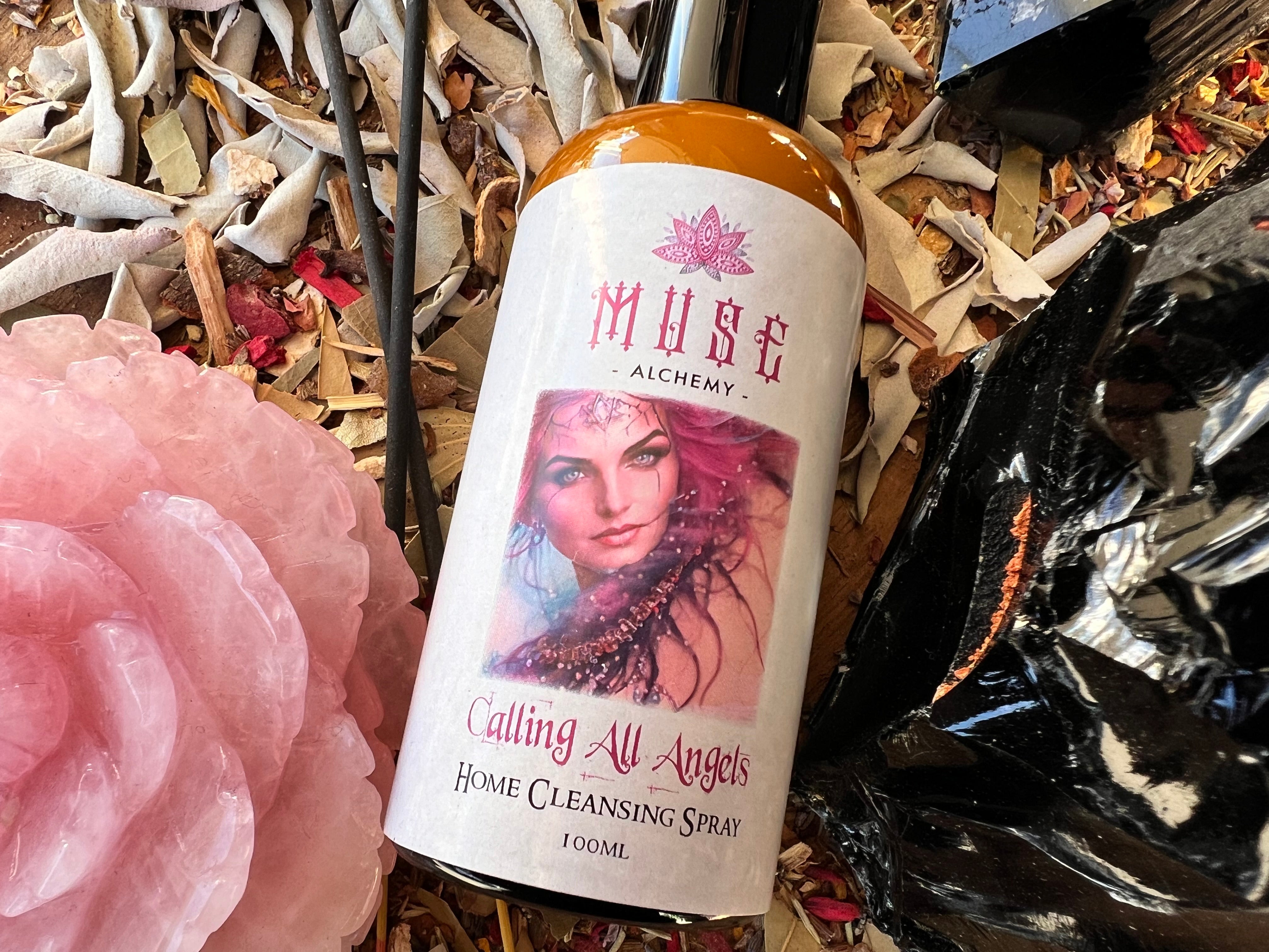 Muse Alchemy ~ Appel à tous les anges ~ Spray nettoyant pour la maison 100 ml