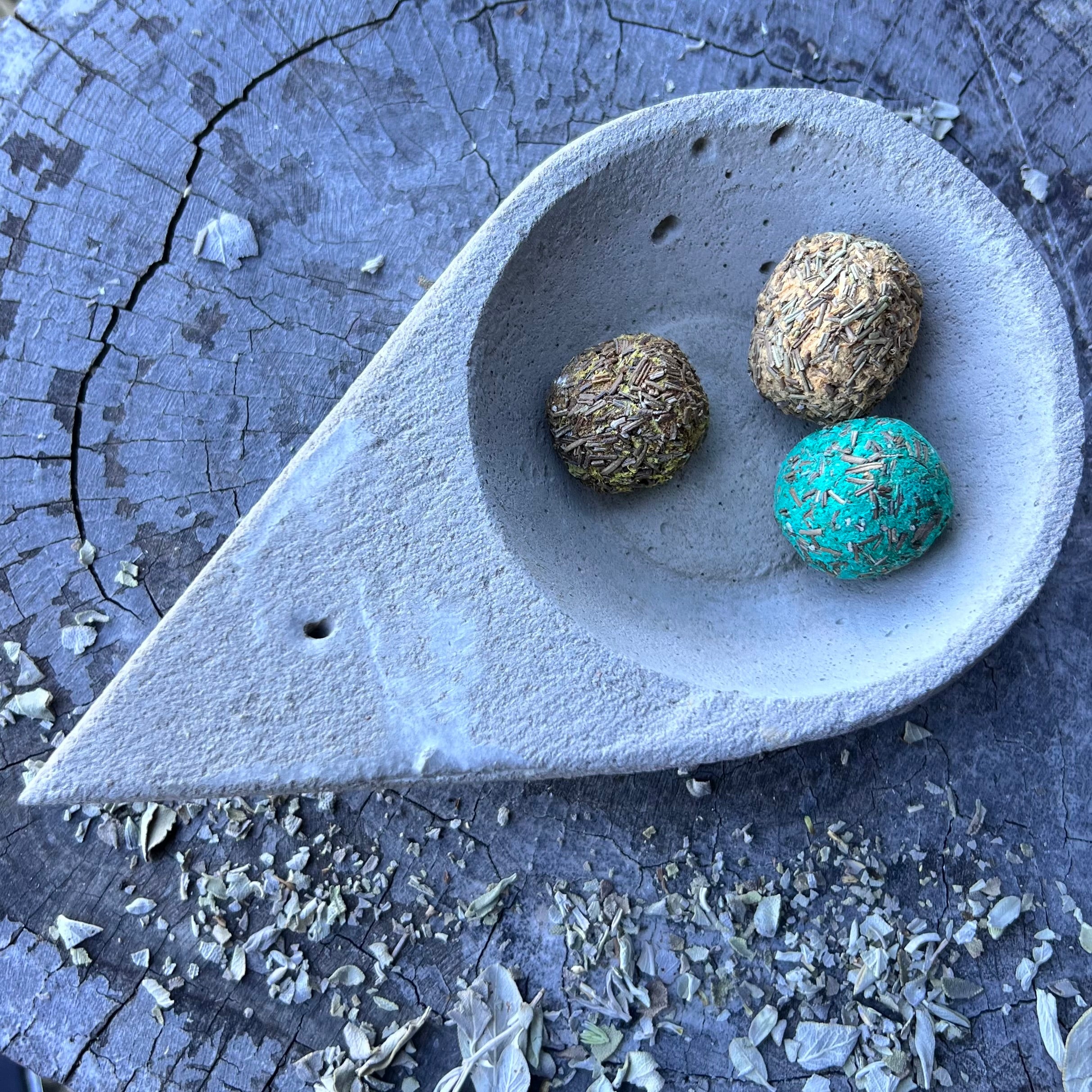 Boho Clay Incense Burner ~ Large