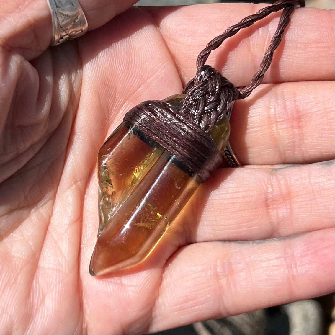 Muse Medicine ~ Citrine Twin Point ~ Talisman