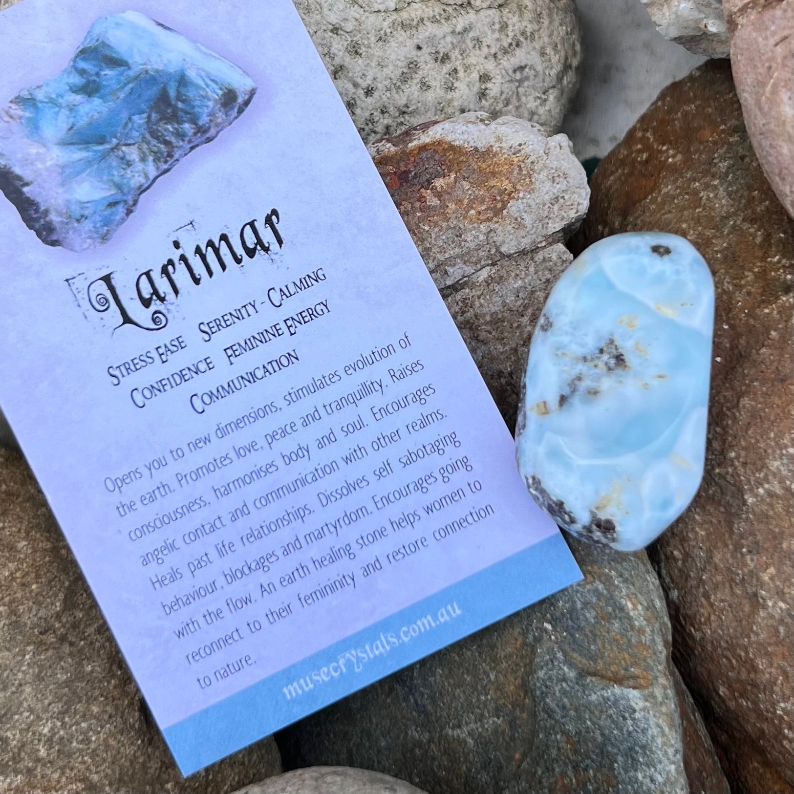 Larimar ~ Specialty Boxed Crystal