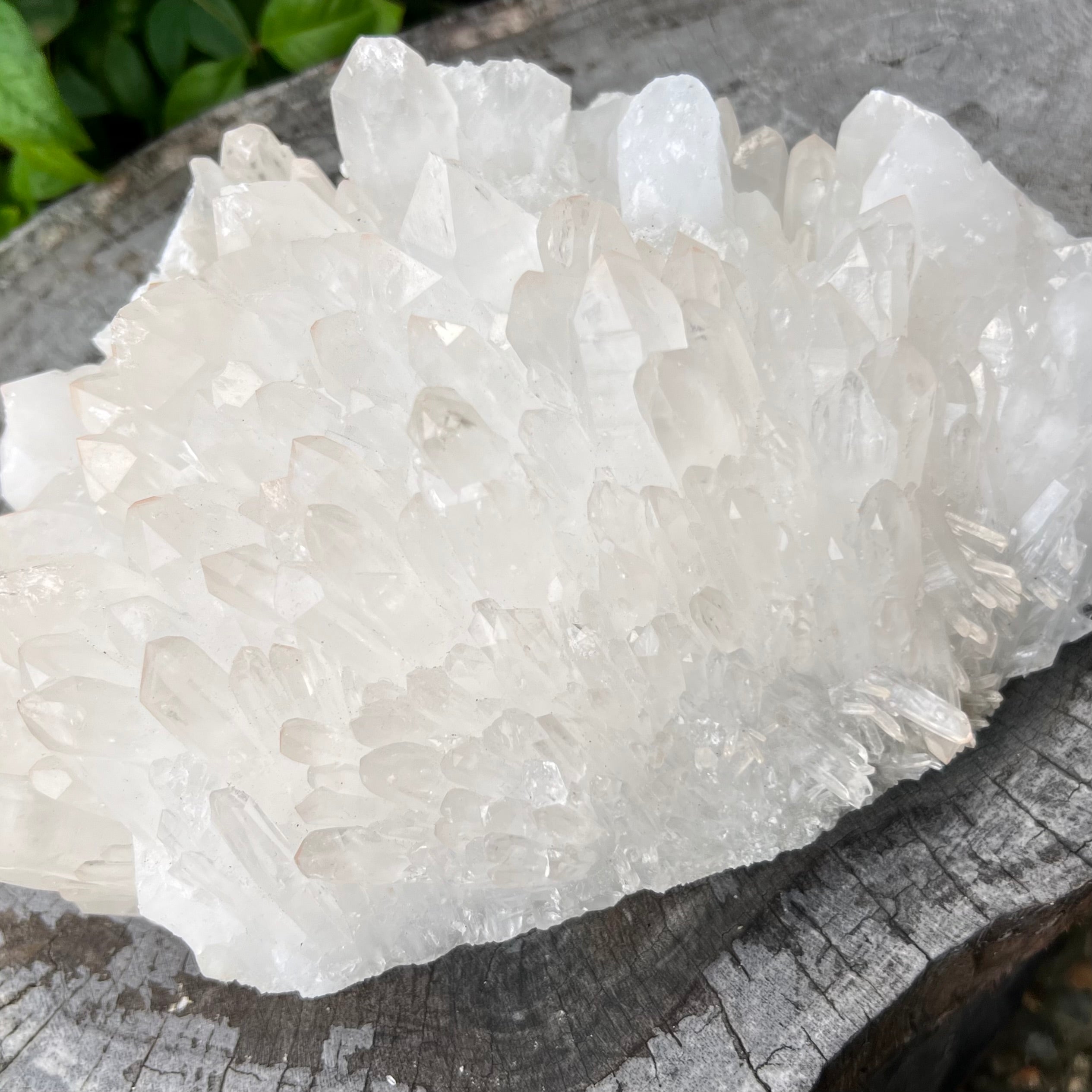 Raw Clear Quartz Natural Cluster of Points