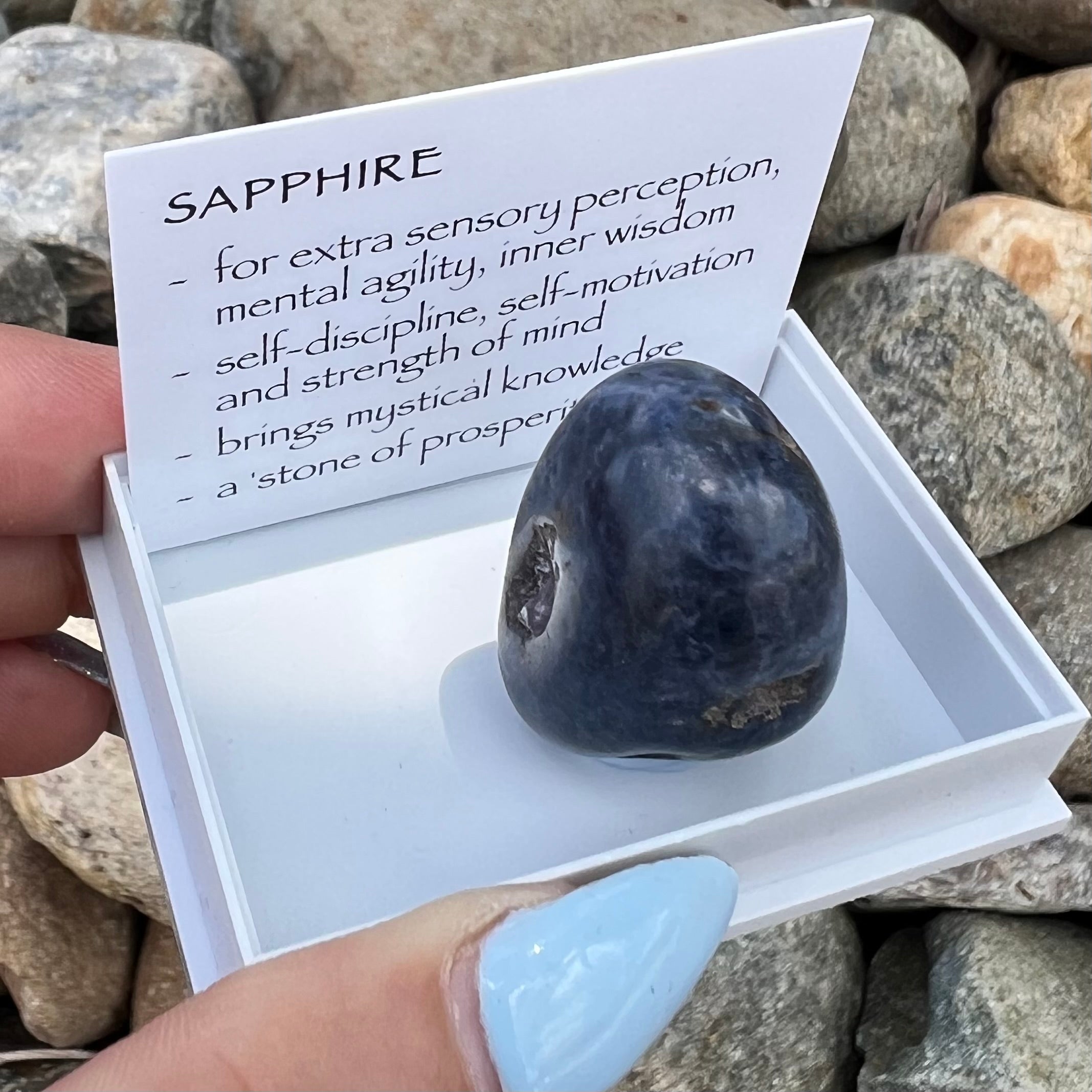 Sapphire ~ Specialty Boxed Crystal