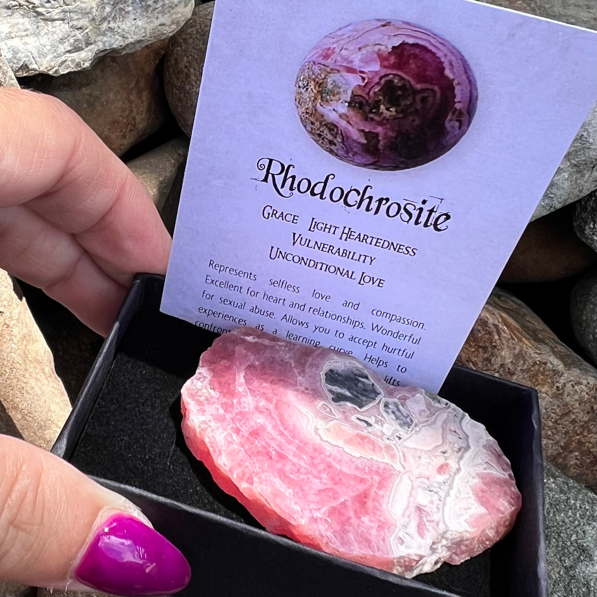 Rhodochrosite ~ Specialty Boxed Crystal