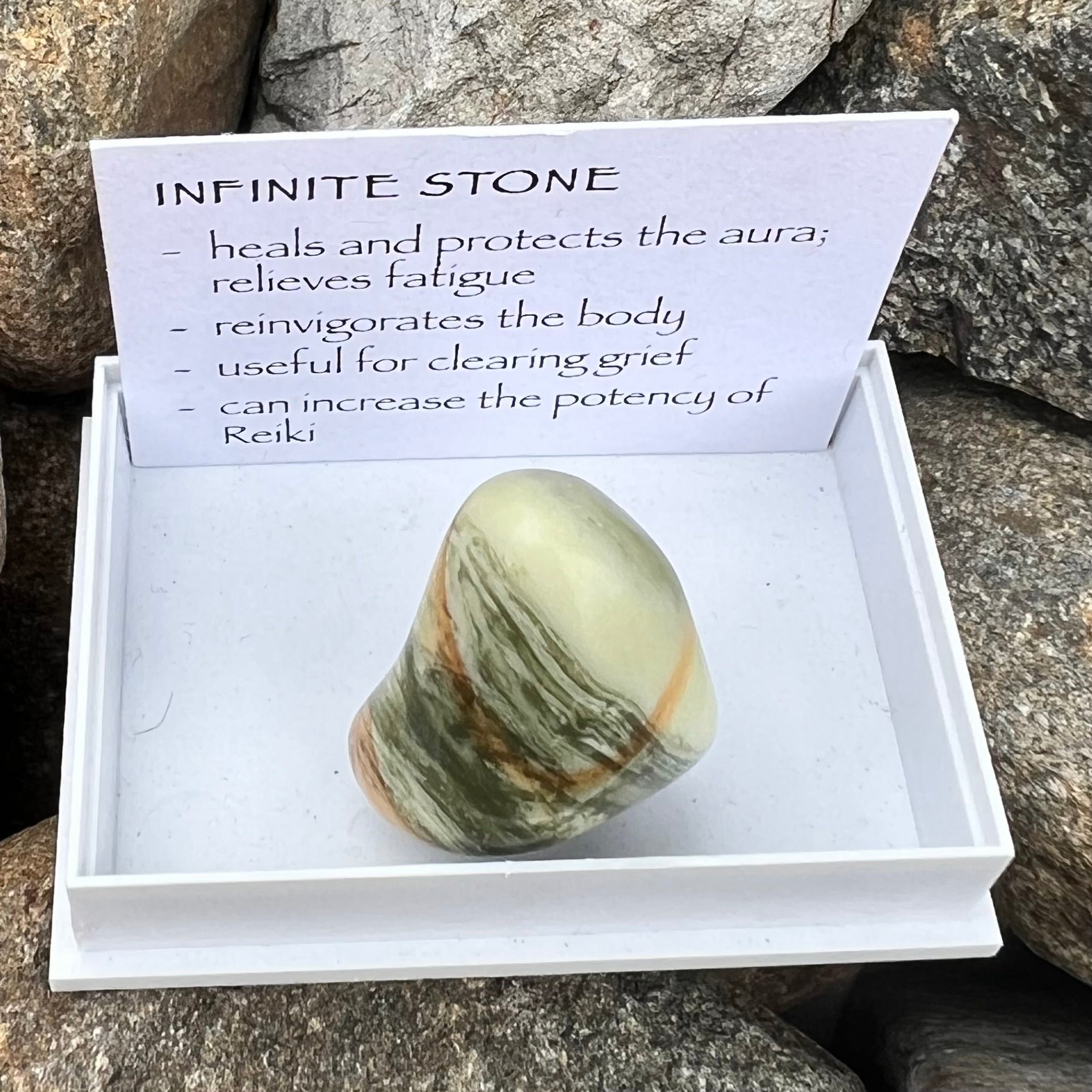 Infinity Stone ~ Specialty Boxed Crystal