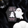 Ghost Hug in Coffin Box
