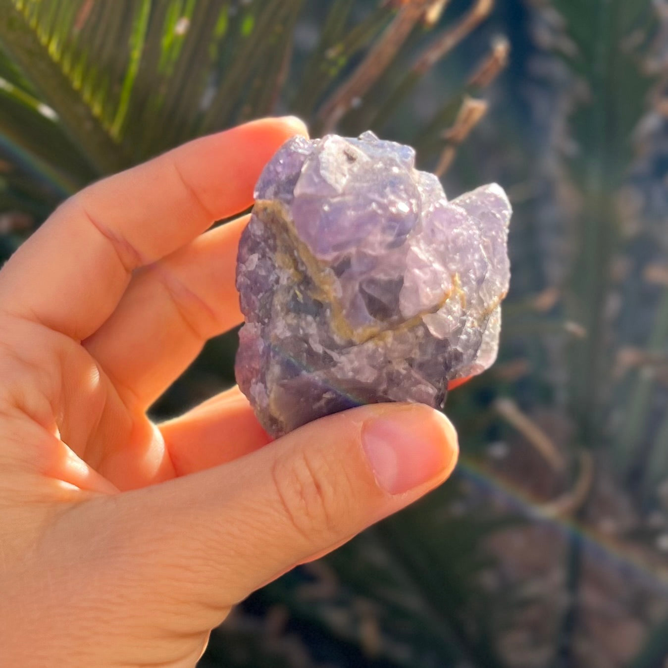 Raw Rainbow Fluorite Specimen