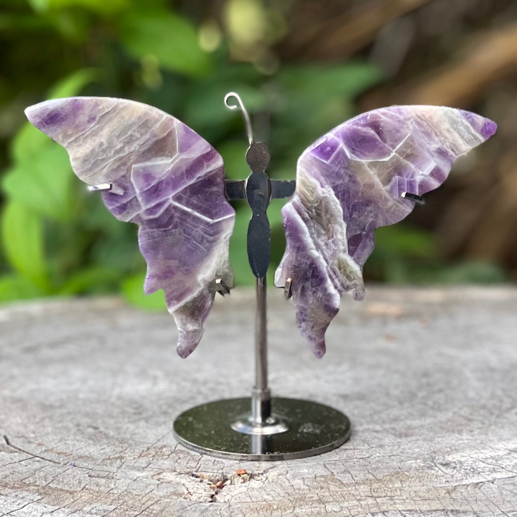 Amethyst Butterfly on Stand