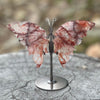 Fire Quartz Butterfly Carving