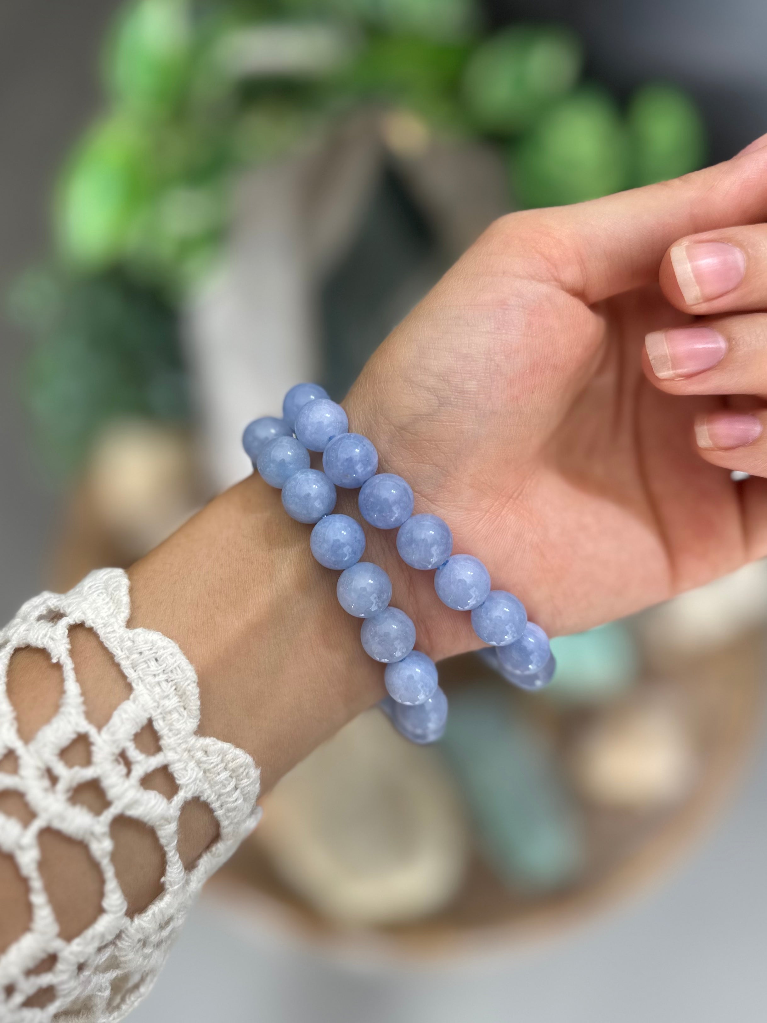 Aquamarine bracelet - Muse Crystals & Mystical Gifts