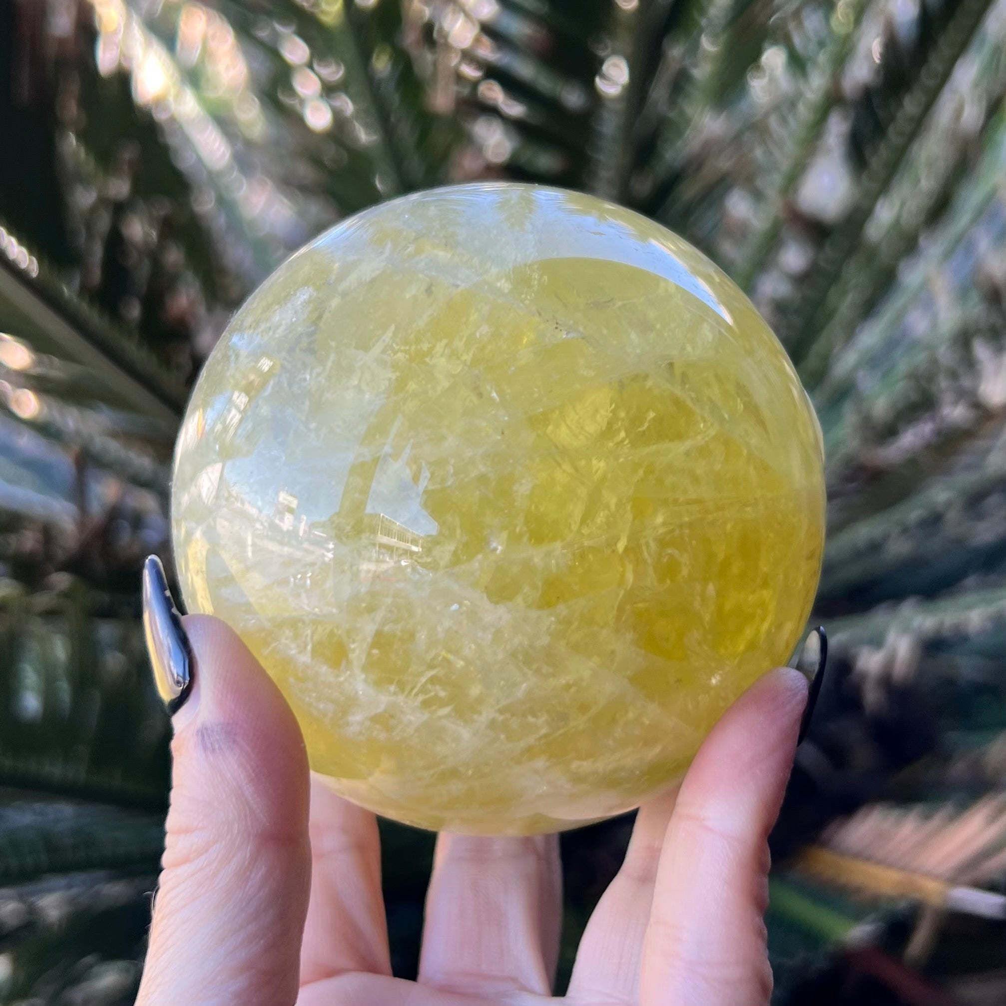 Citrine Abundance & Joy Large Sphere