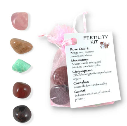 Fertility Tumbled Crystal Kit