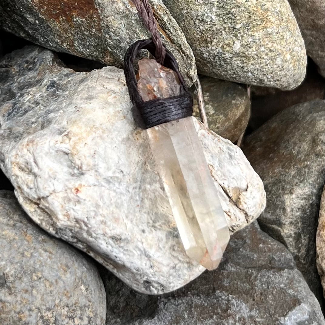 Muse Medicine ~ Citrine Twin Point ~ Talisman