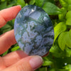 Moss Agate Palm Stone ~ 2