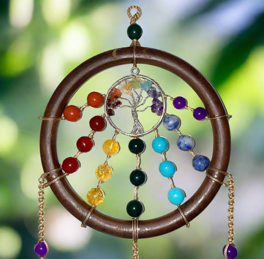 Native Crystal Tree of Life Chakra Hanger