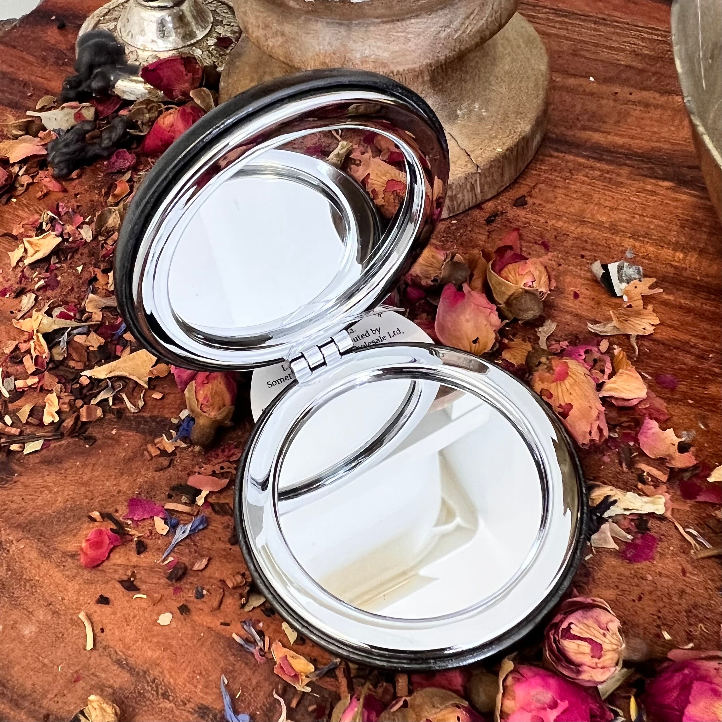 Dark Forest Compact Mirror ~ Luna Bee