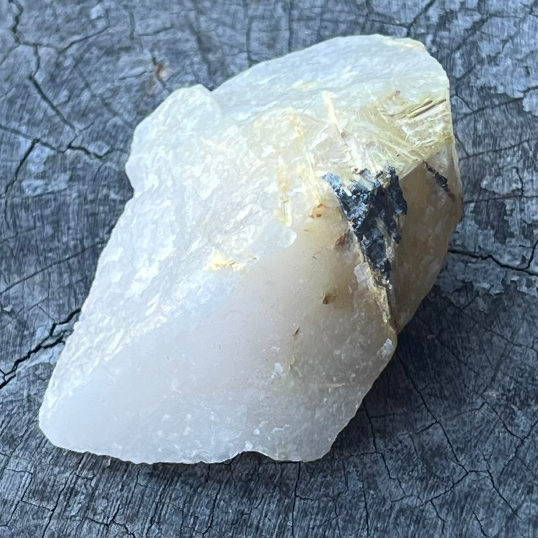 Rutilated Quartz Chunk ~ Specialty Crystal