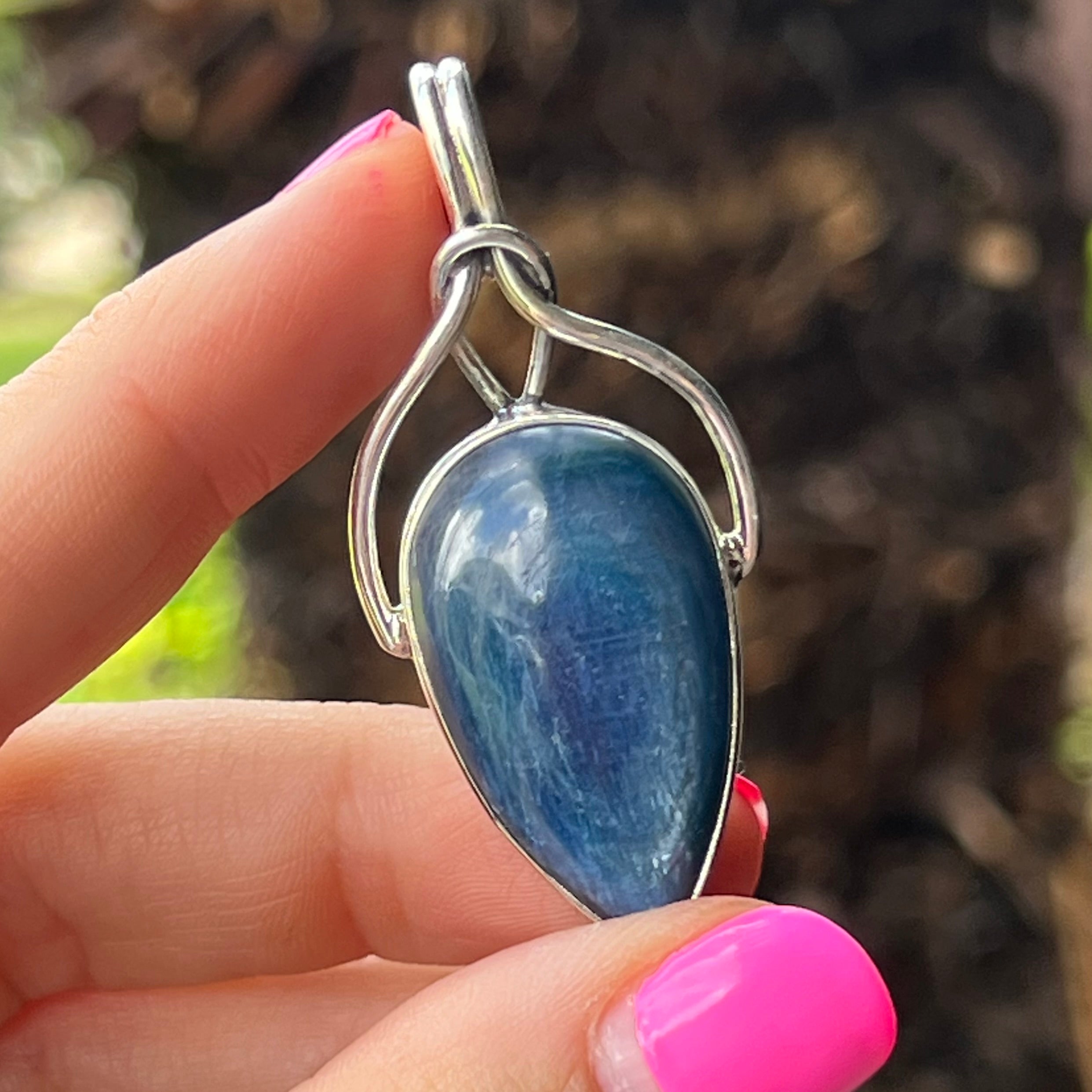 Kyanite~ Sterling Silver Pendant