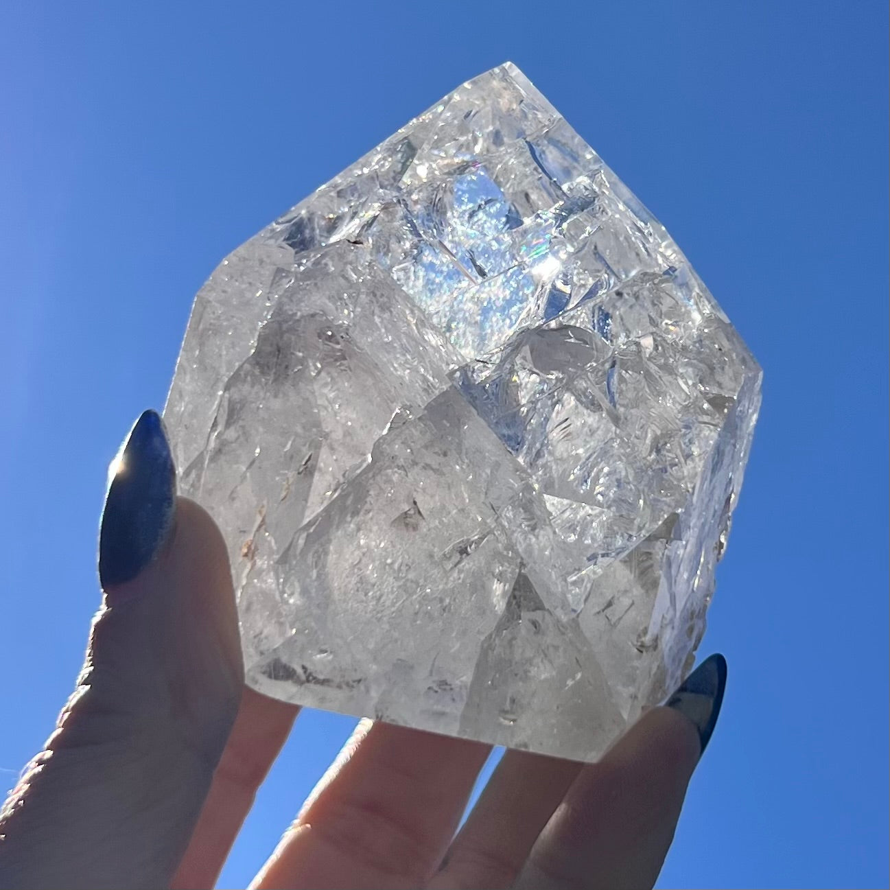 Clear Quartz Generator Tower