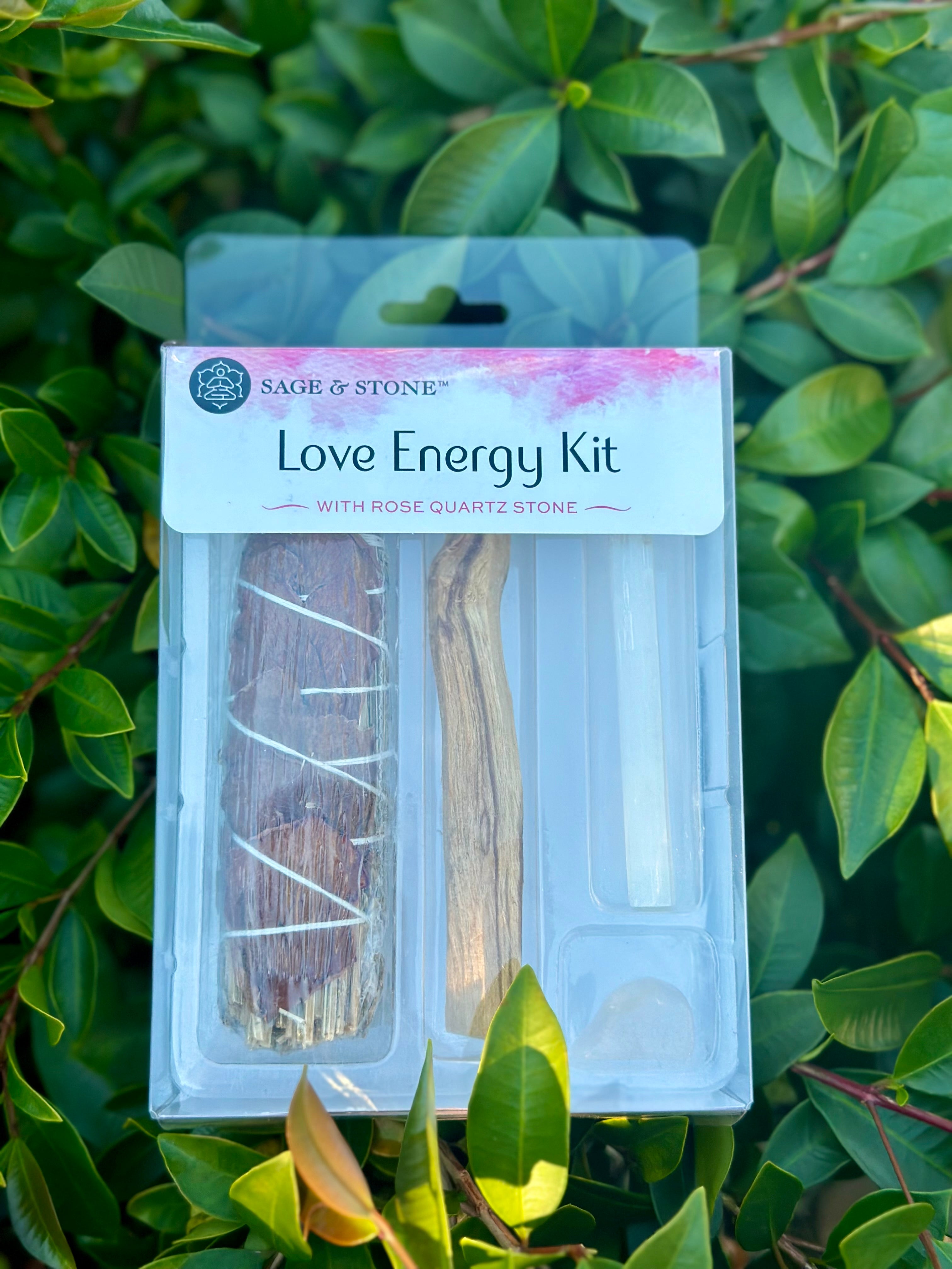 Kit de purification d'énergie d'amour à la sauge