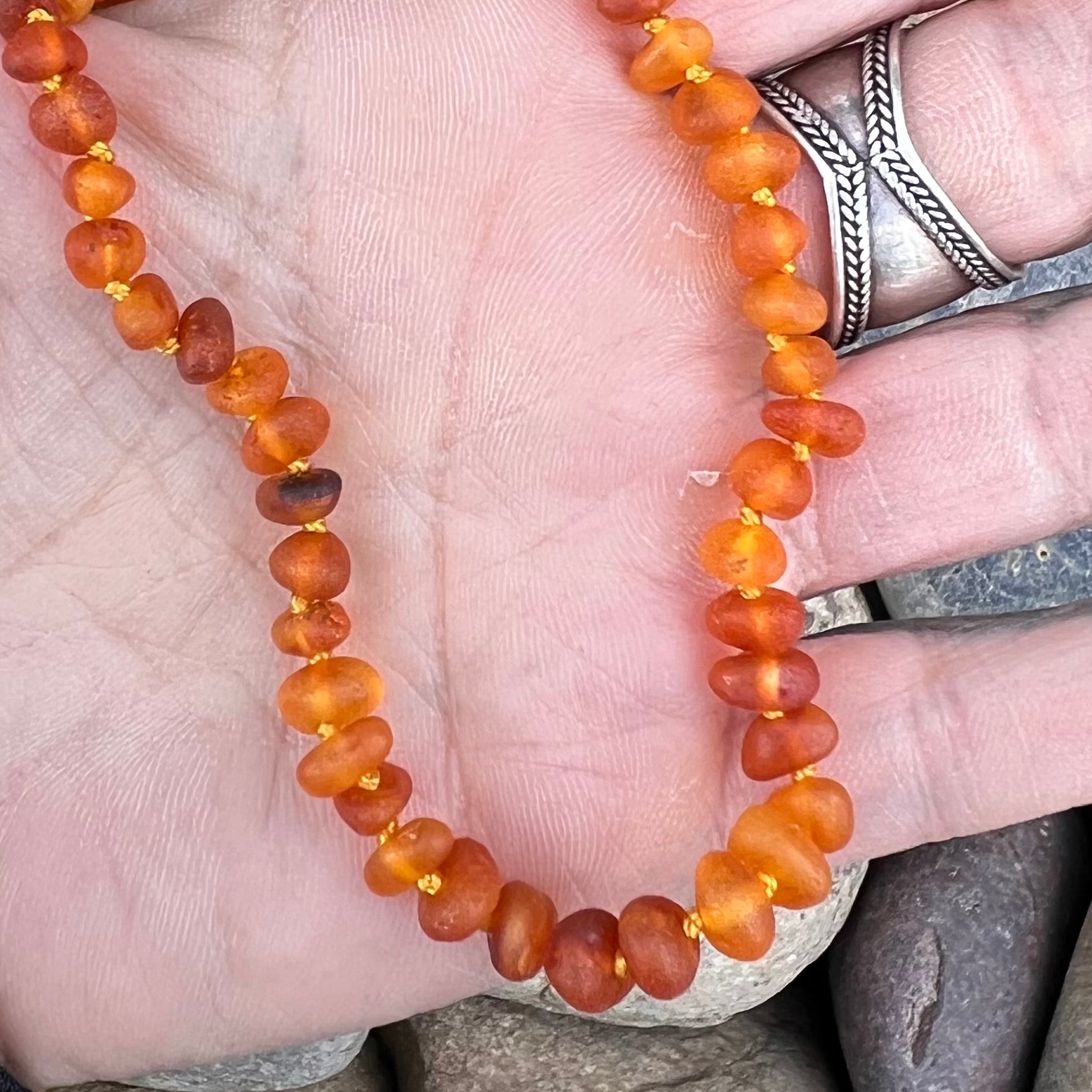 Amber Baby Teething Necklace