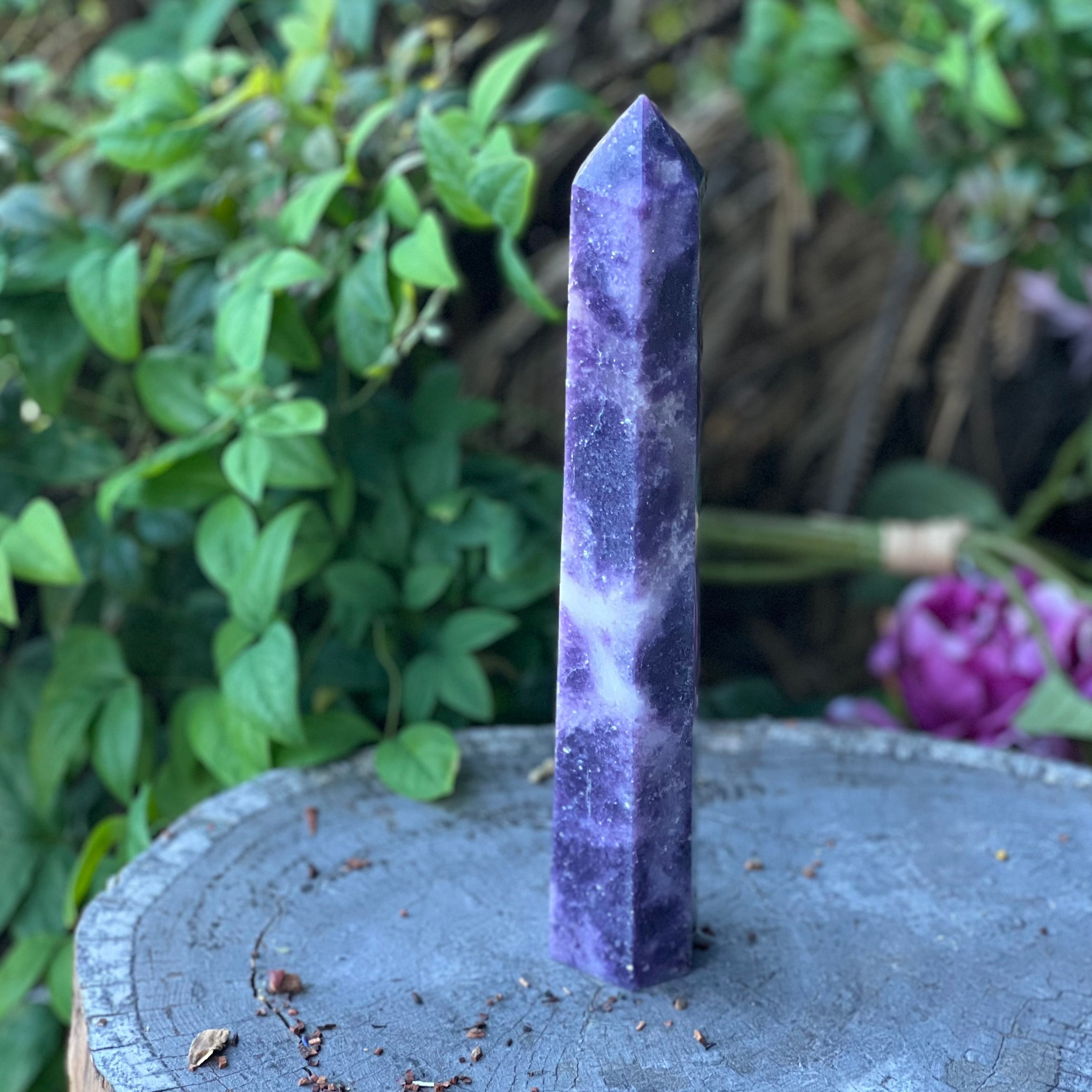 Lepidolite Tower