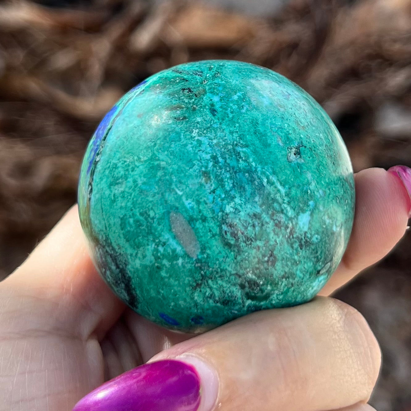 Azurite Sphere