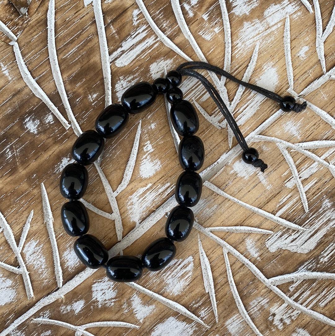 Black obsidian unisex bracelet - Muse Crystals & Mystical Gifts