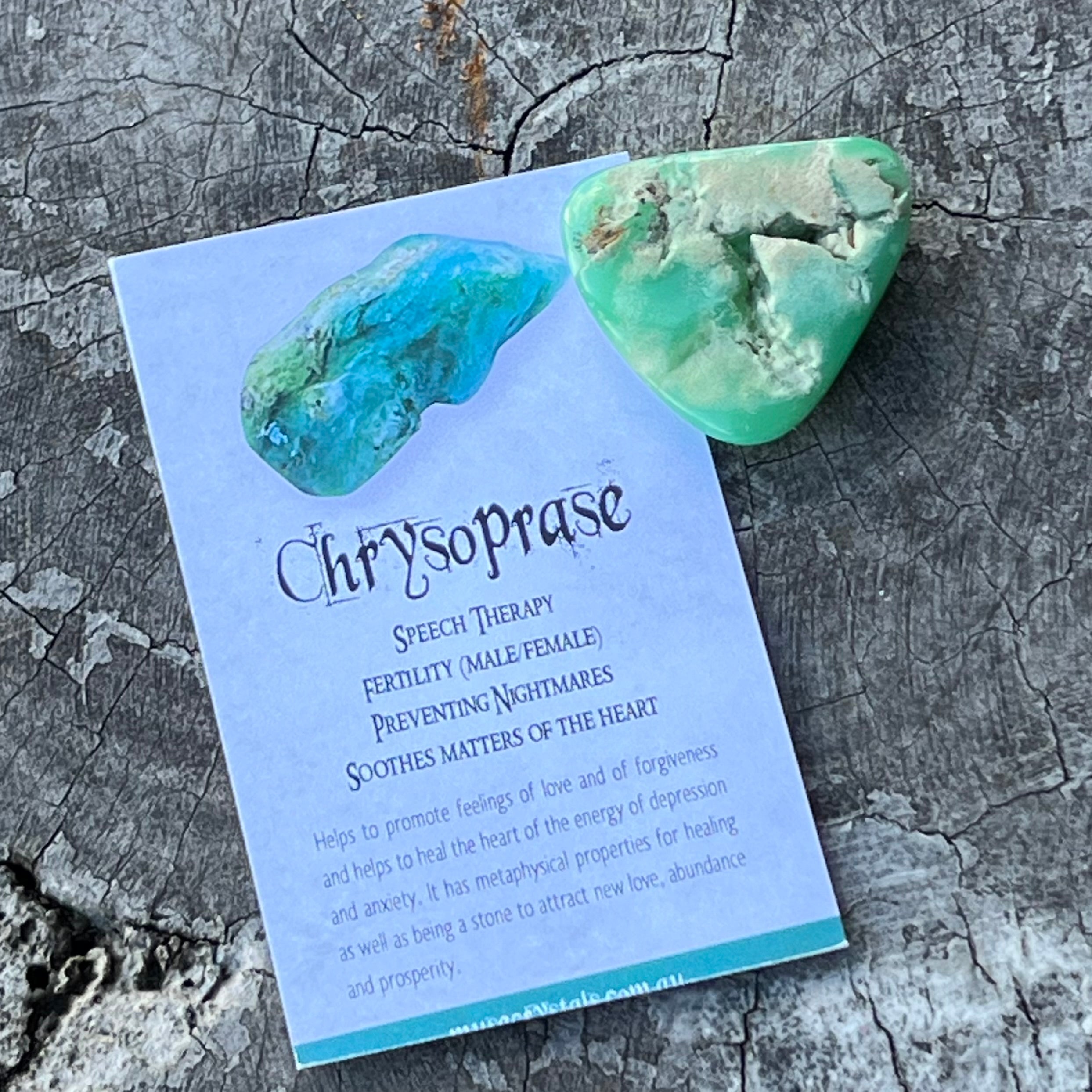 Chrysoprase ~ Specialty Crystal