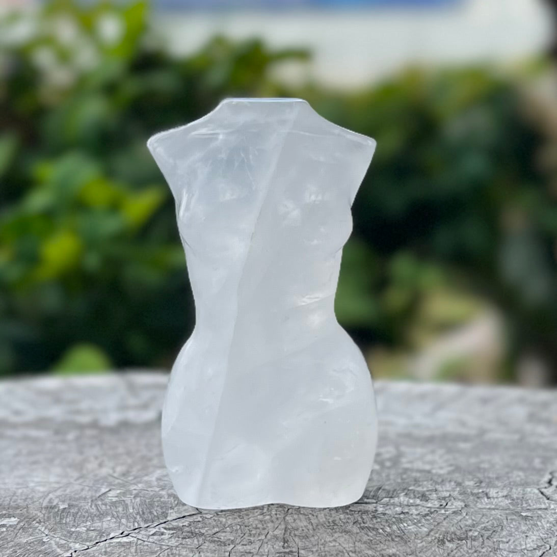 Clear Quartz ~ Lady Body Carving