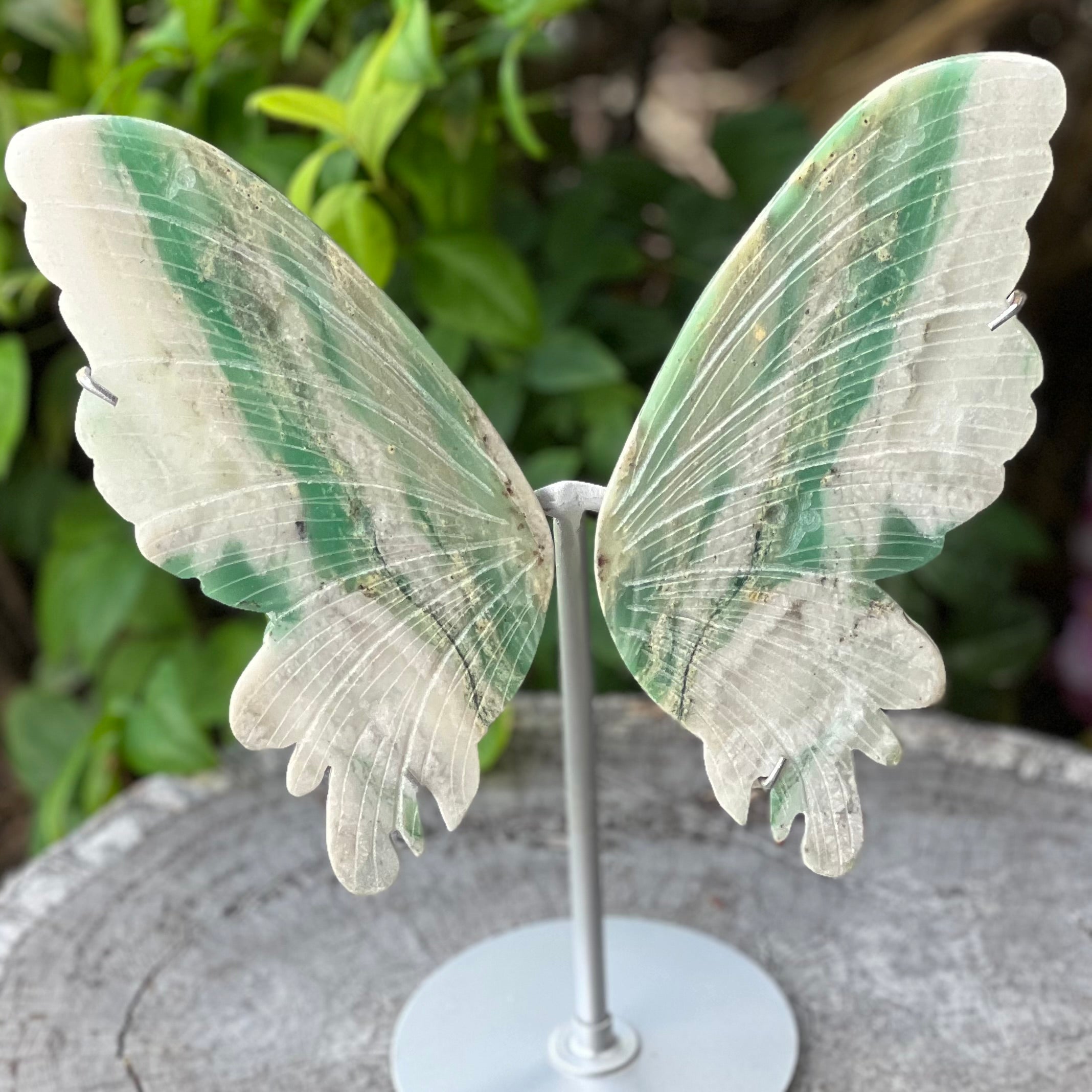 Mookait Schmetterling auf Ständer