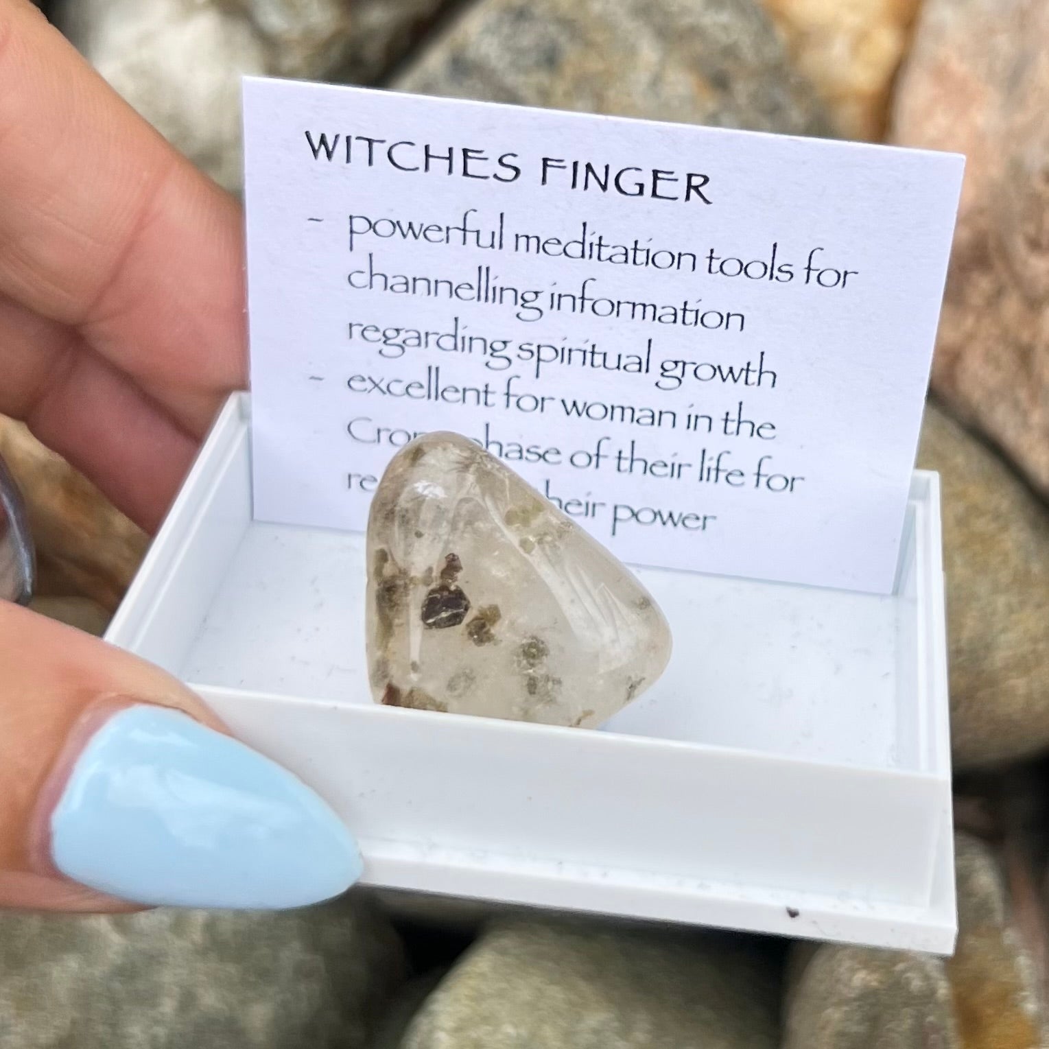 Witches Finger ~ Specialty Boxed Crystal