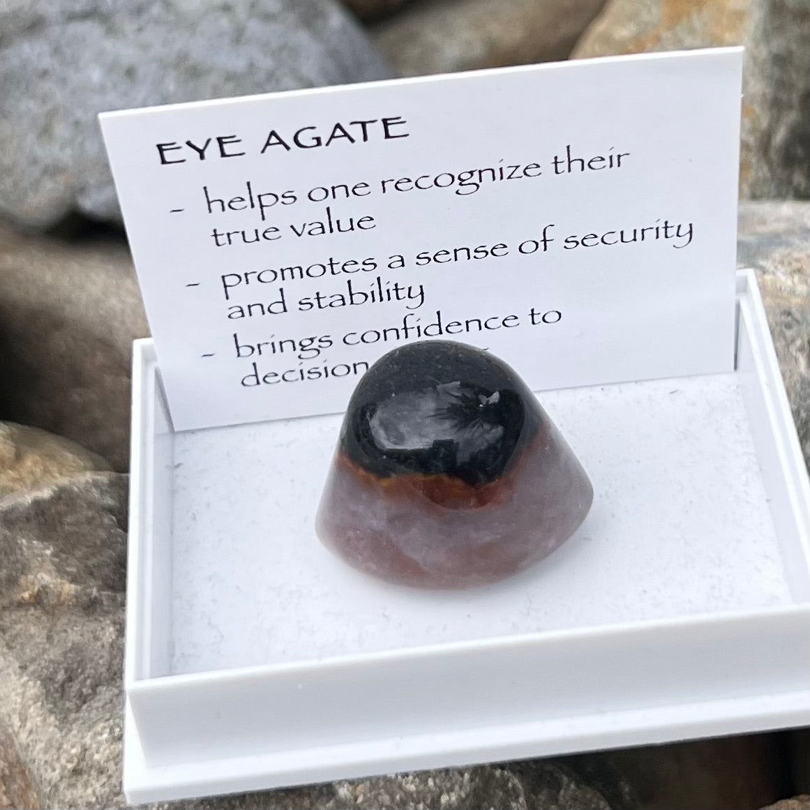 Eye Agate ~ Specialty Boxed Crystal