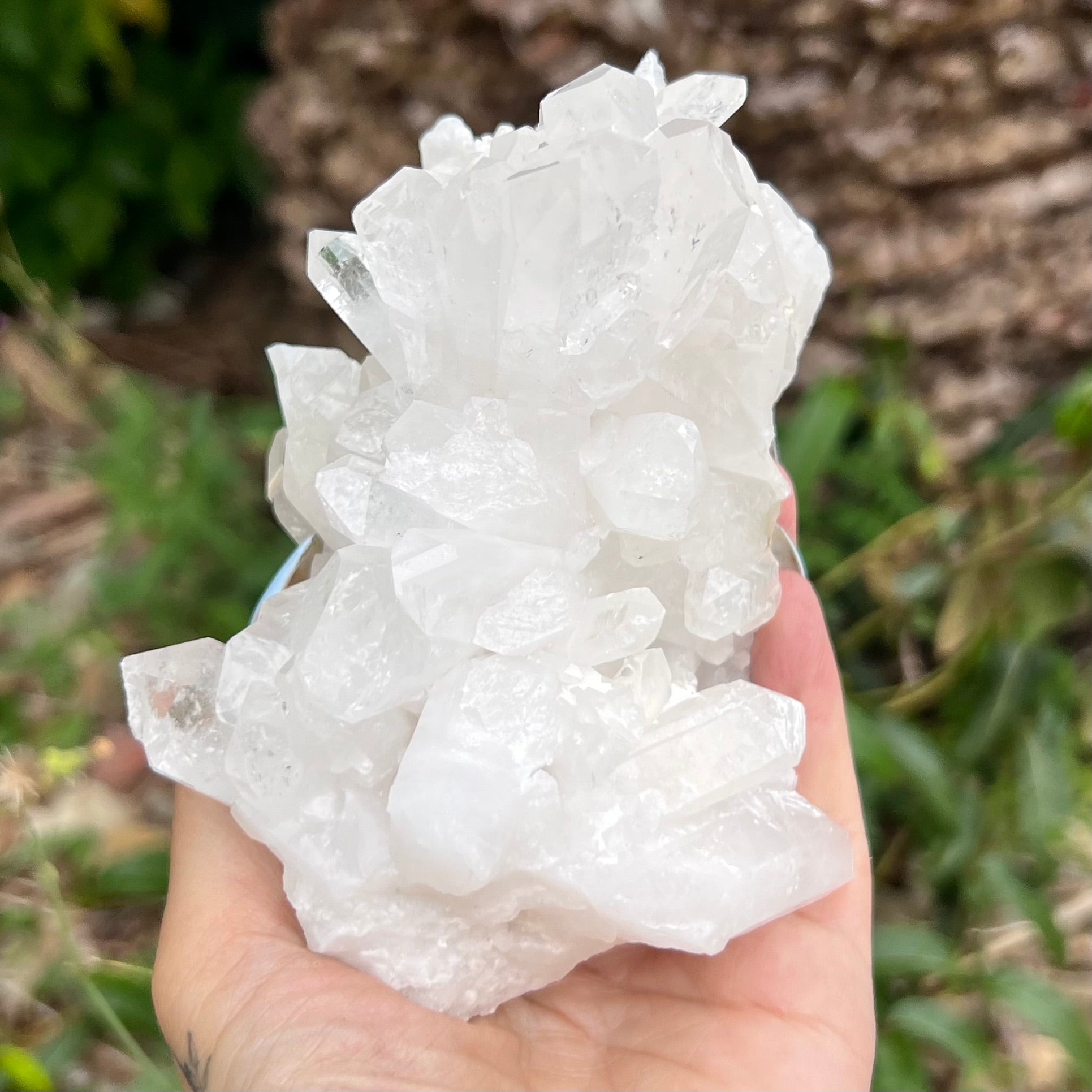 Clear Quartz Natural Raw Cluster (3)