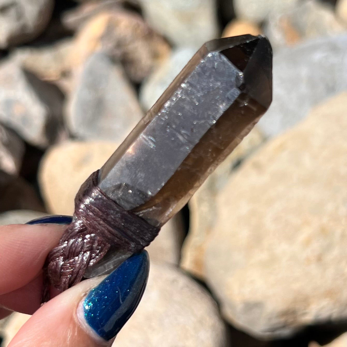 Muse Medicine ~ Smoky Quartz Point ~ Master Healer Talisman