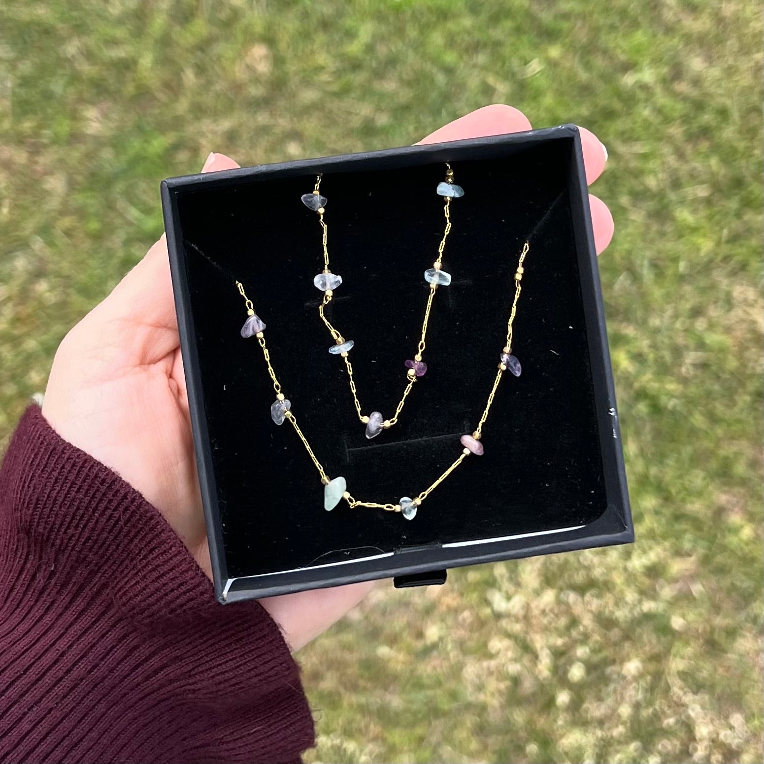 Muse Elegance ~ Fluorite Set ~ Gold