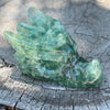 Green Fluorite Dragon Head