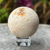 Pink Amethyst and Flower Agate Sphere