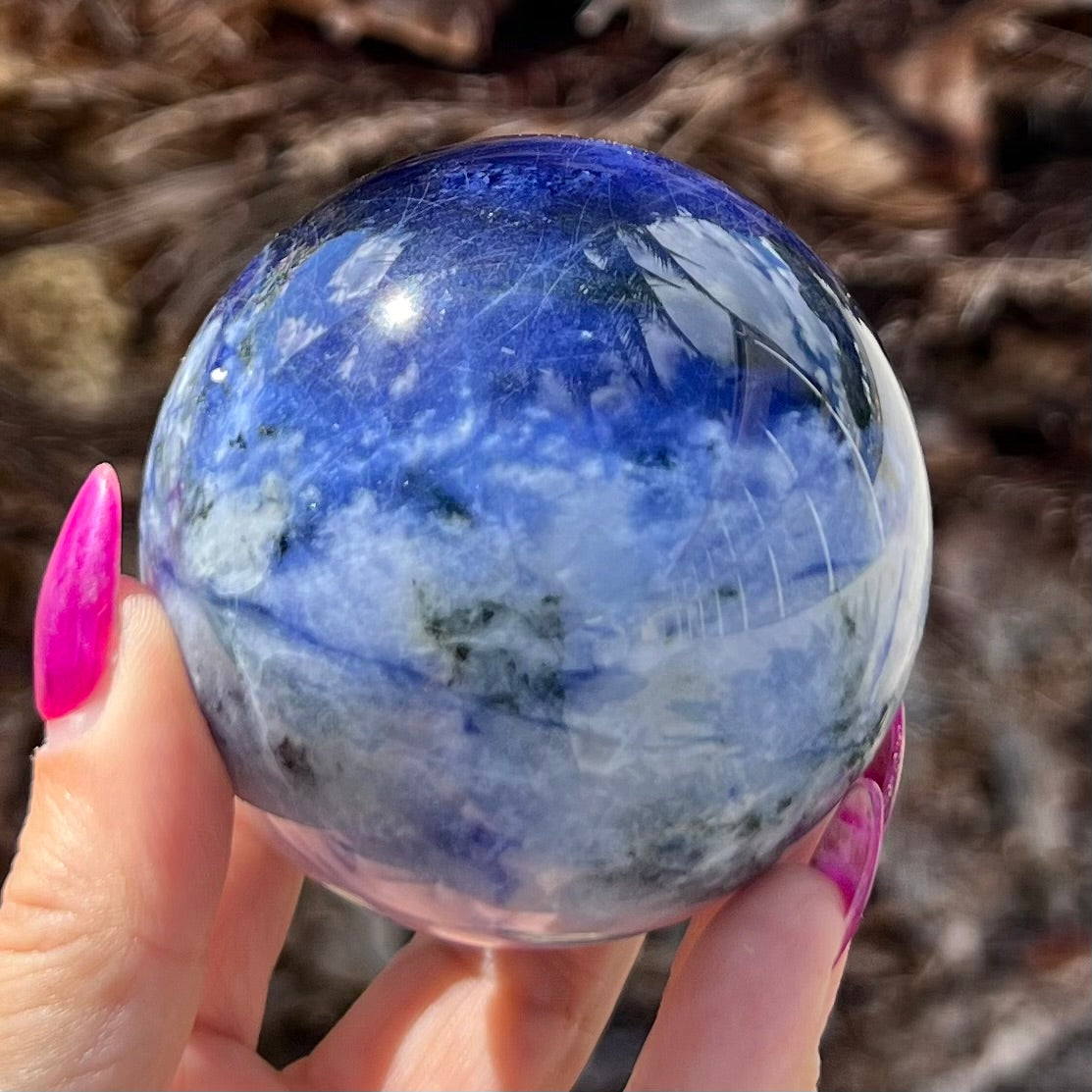 Dumortierite Sphere