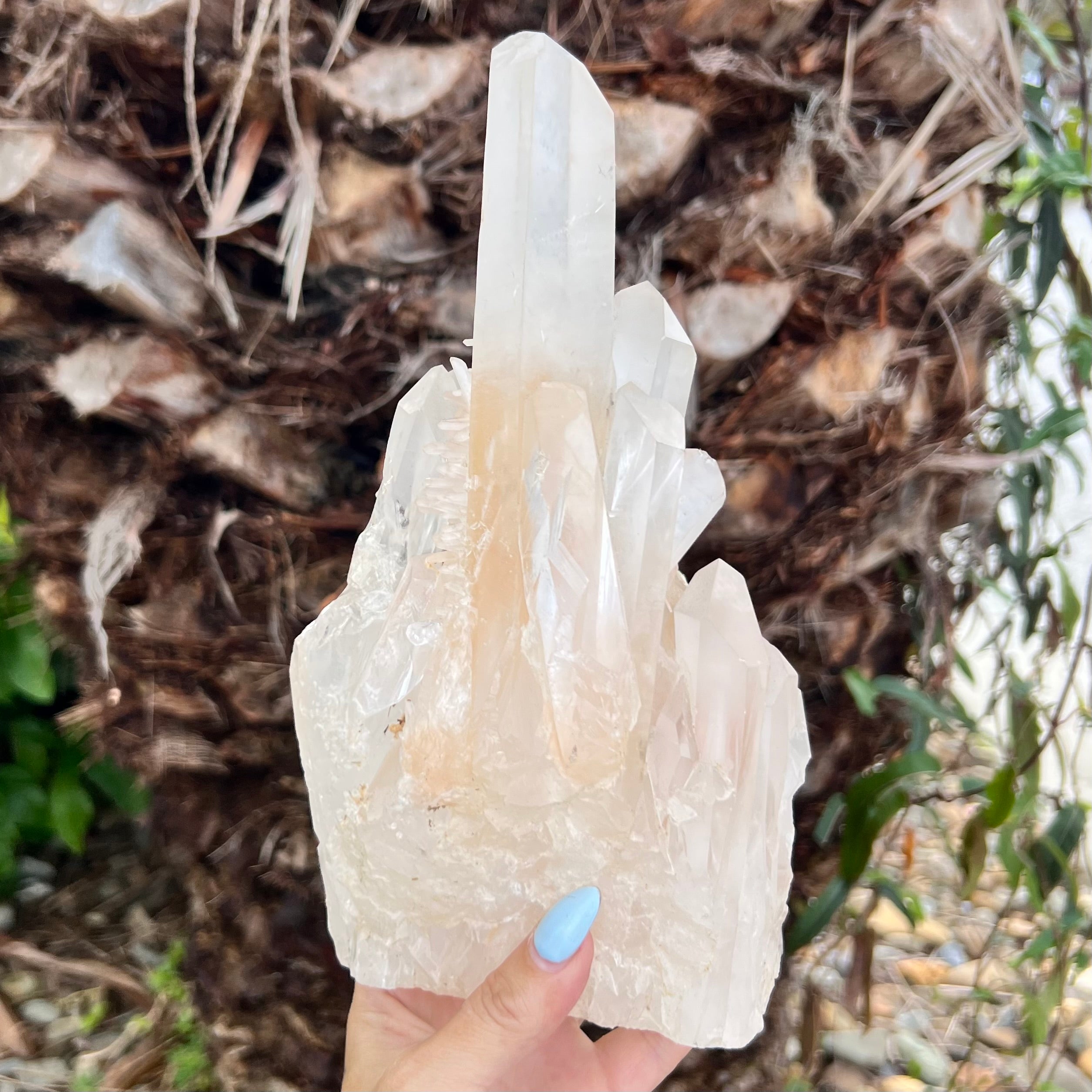 Clear Quartz Natural Raw Cluster