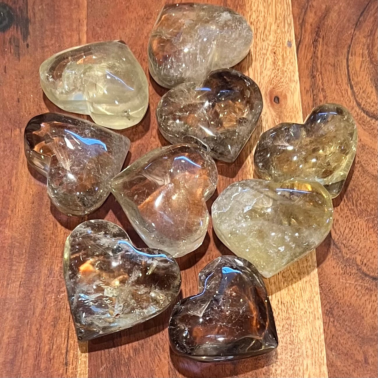 Lots of Love ~ Big Citrine Heart