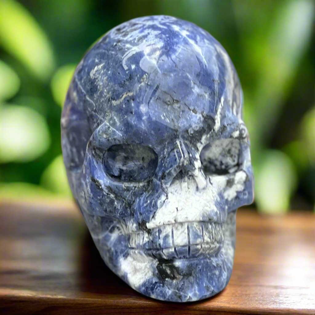 Sodalite Skull