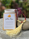 Self Expression~ Rosewood and Tigers Eye ~ Meditation Necklace
